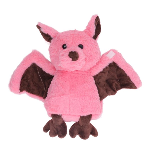 Halloween Bat Pehmo Pehmolelu Pehmeä Ihoystävällinen Lepakkonukkelelu Monikäyttöinen Ihastuttava Lepakkokoristeet lapsille Pinkki