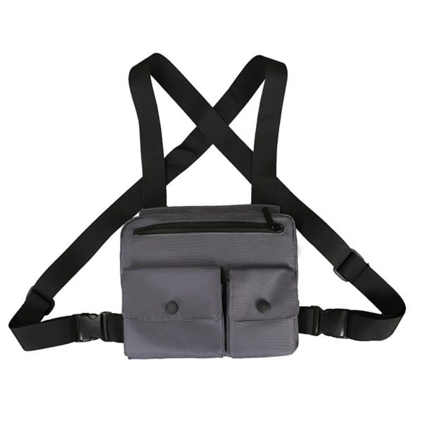 Unisex messenger taske bryst skulder taske Crossbody taske til udendørs sportsrejser