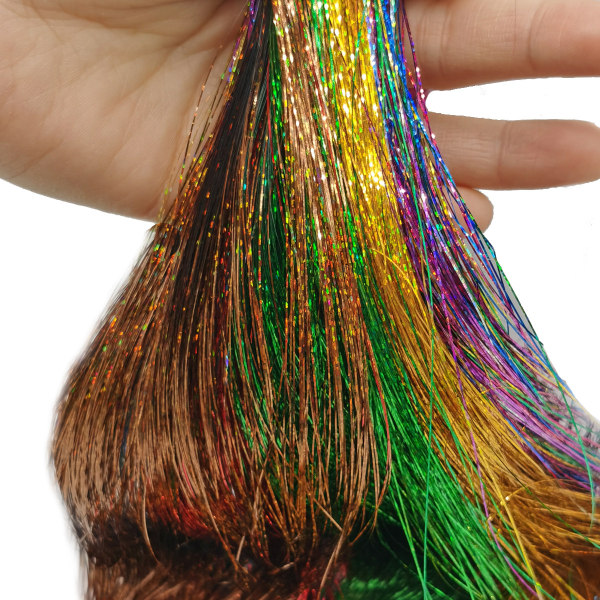 16 värin hiussovitin Värillinen juhlahiusklipsi DIY hiuslisä