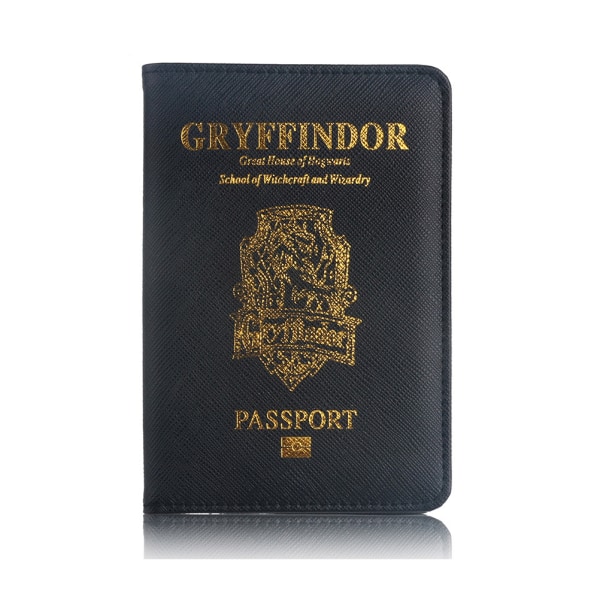 Film Passport Cover PU Læder Passport Holder Pung Cover Case RFID Blocking Travel Wallet