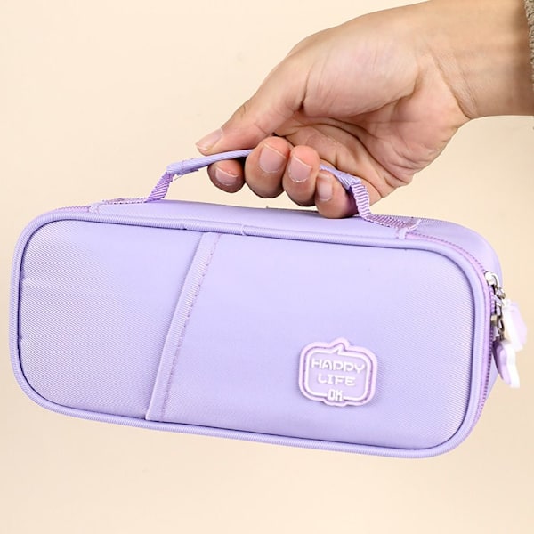 Suurikokoinen penaali säilytyspussi LILA PURPLE PURPLE