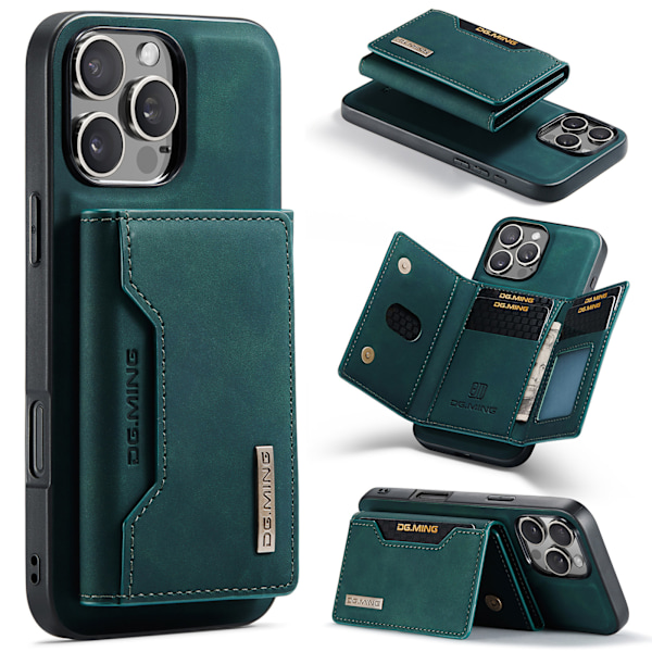 iPhone magnetisk kortholder beskyttende etui, magnet split mobiltelefon etui Combination-Green IP13