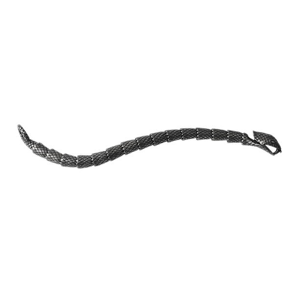 YQ Miesten muodikas käärme rannekoru titaaniteräksestä Ainutlaatuinen tyylikäs rannekoru Korutarvike juhliin