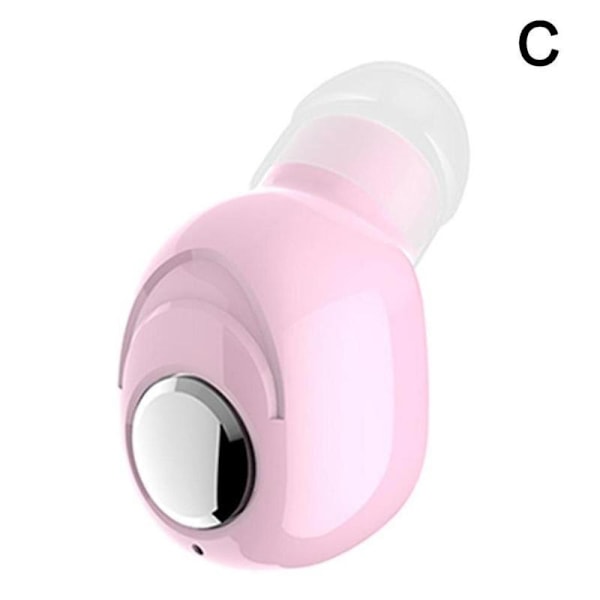 1* Trådlösa Bluetooth In-Ear Hörlurar Stereo Headset Rosa One-size
