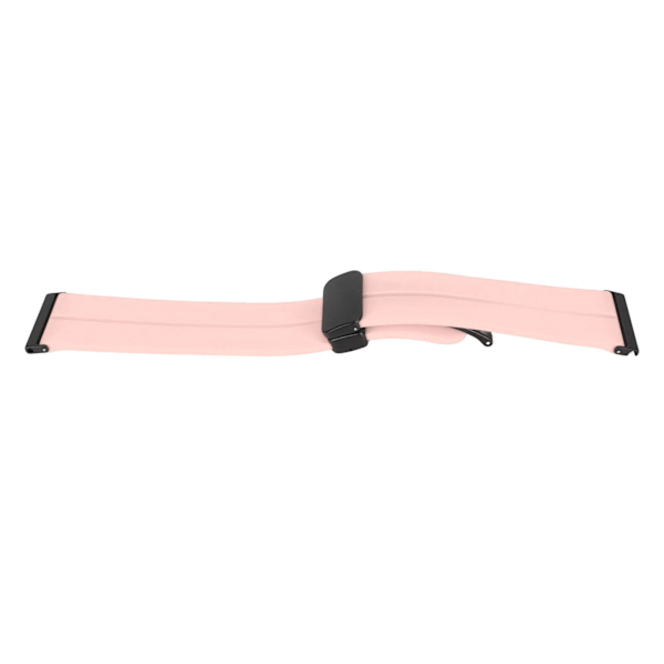 YQ Silikone Rem med Hurtigudløsning Sportsur Remme med 24mm Magnetisk Foldespænde Passer til Suunto 7 9 D5i Pink