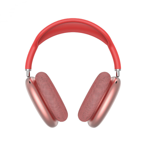 P9 over-ear hovedtelefoner, memory foam full-cover hovedtelefoner, aktiv støjreduktion red