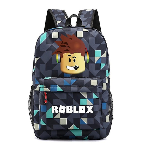 Roblox ryggsäck stor kapacitet reseryggsäck barns skolväska ryggsäck
