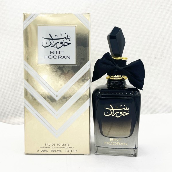 BINT HOORAN Parfyme 100ml Eau de Parfum Woman Attar Halal Arabisk Oud Oriental Musk NOTATER: Sypress, Mandarin, Sitron, Salvie, Bergamott