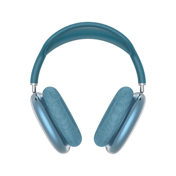 P9 over-ear hovedtelefoner, memory foam full-cover hovedtelefoner, aktiv støjreduktion blue