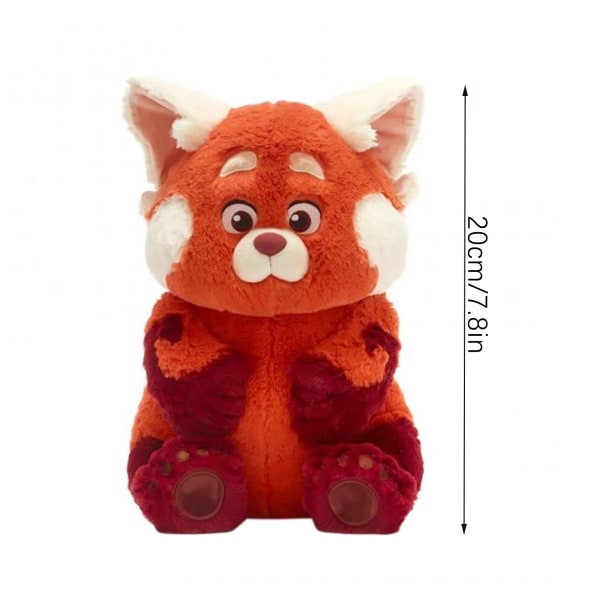 Rød Panda Plys Legetøj PP Bomuld Blød Komfortabel 20 cm udstoppet Rød Panda Legetøj til gave