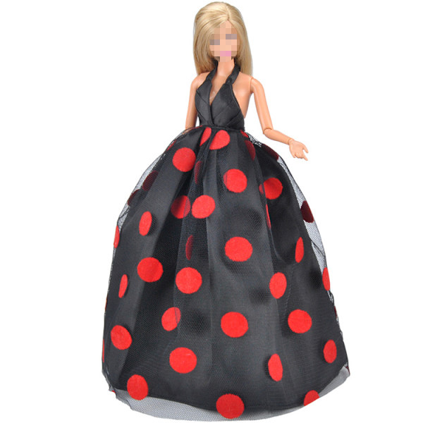 5 kpl Barbie Vaatteet Tarvikkeet Nukke Hääpuku Prinsessa Mekko Iltapuku 5 Tyyliä (Vain vaatteet)