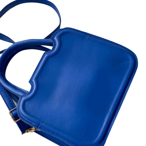 Naisten muodikas yhden olkalaukun käsilaukku naisten naisten messenger-käsilaukku kokoukseen Sininen Ilmainen koko