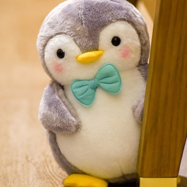 Japanske dukkepynt simulert liten pingvin plysj bursdagsgave E