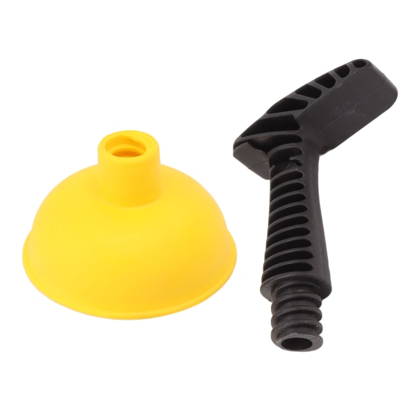 Mini-plunger med kraftfullt halkfritt handtag, effektiv liten avloppsplunger för toalett, badkar och handfat, typ 2