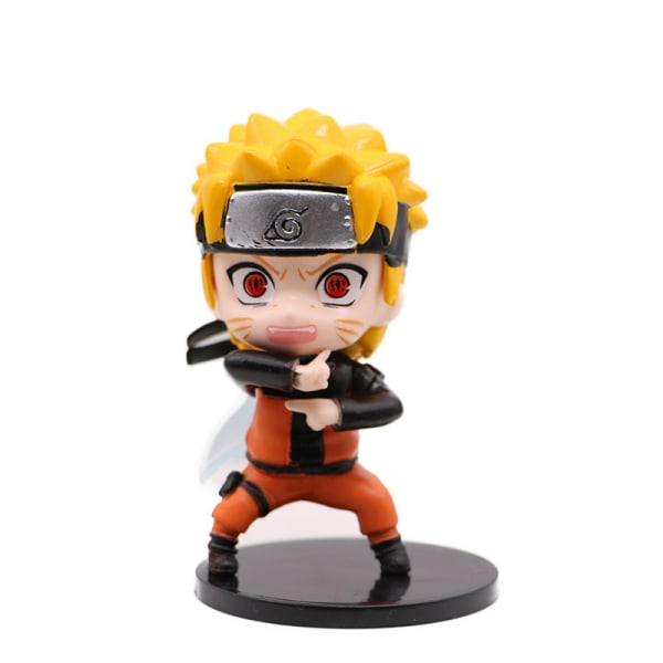 6st 11 cm stående Naruto figur tecknad Naruto Sasuke bil o