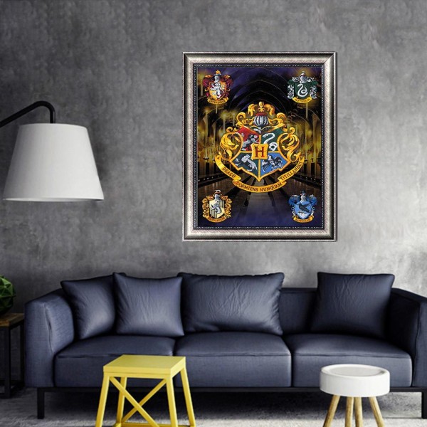 Diamond painting 40x30 cm Wizard Harry Potter Diamond painting multicolour-E E