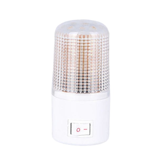 3W Plug-in LED Nattlampe Manuell På/Av Sengelampe