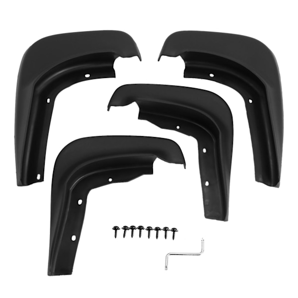 4 st Bilskärmar Stänkskydd Mud Flaps Mudguards för XC60 2009-2013 030779759/60 2010-2012 [DB] svart