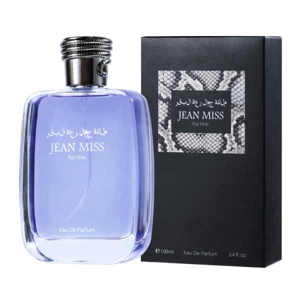 2 stycken JEAN MISS HAWAS FOR HIM Eau de Parfum 100 ml, en långvarig spray för män med en vattendoft designad för att förkroppsliga maskulin power