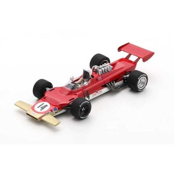 Miniatyrer monterade - Spark - Lotus 1969 Miles 1/43 - Vit - Formel 1 - Vuxen