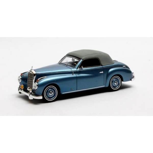 Monterade miniatyrer - Mercedes 220 A W187 Wendler Closed Blue 1952 1/43 Matrix