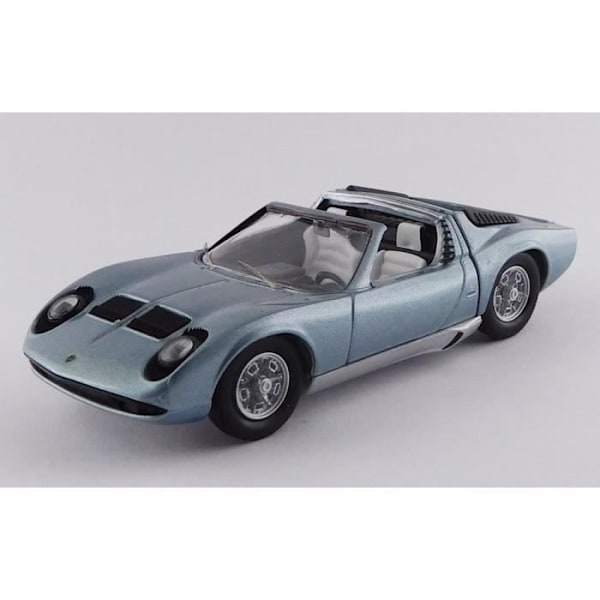 Monterade miniatyrer - Rio - Lamborghini Miura Bertone Cabriolet - Blå - 1/43 - Motor Show Bryssel 1968 Blå