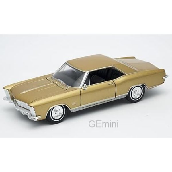 Monterade miniatyrer - Buick Riviera Grand Sport guld 1965 1/24 Welly