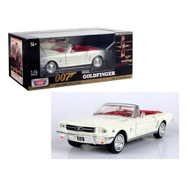 Monterade miniatyrer - Ford Mustang James Bond Goldfinger 1964 1/24 Motormax