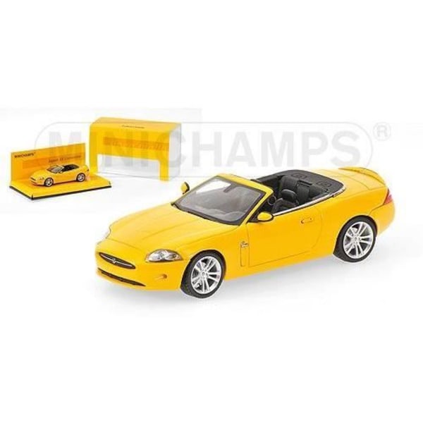 Monterade miniatyrer - Jaguar XK gul 2008 1/43 Minichamps