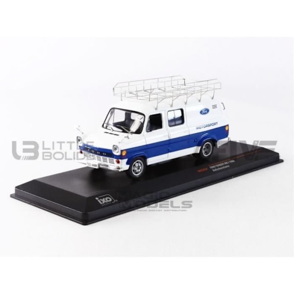 Miniatyrsamlingsbil - IXO 1/43 - FORD Transit MKI - Assistansbil 1966 - Vit / Blå - RAC385X