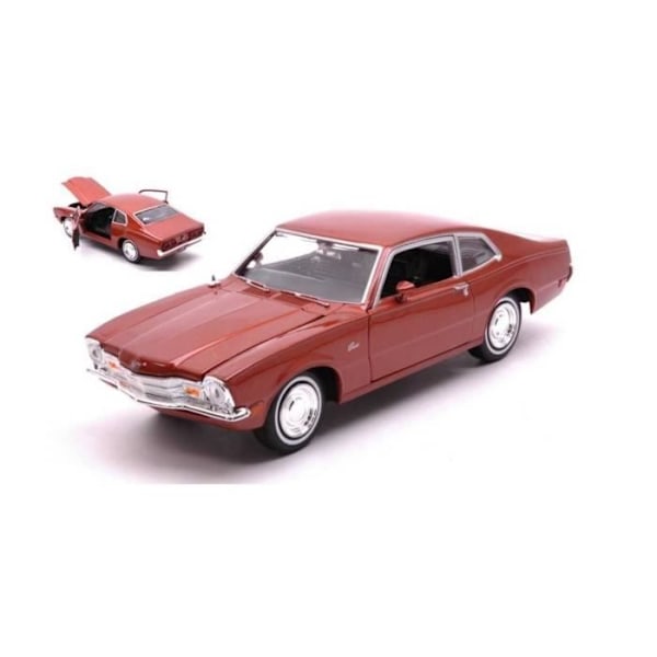 Miniatyrer monterade - Motormax - Mercury Comet 1971 - Färg Brun - Skala 1/24 - För Vuxna kastanj