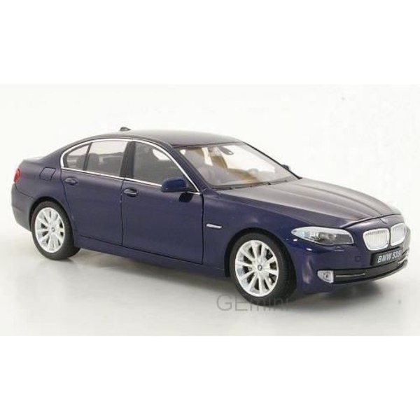 Monterade miniatyrer - Welly - BMW 535 i - Blå - 1/24 - Sedan & Coupé Blå