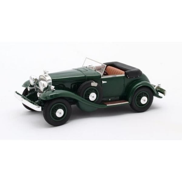 Monterad miniatyrfordon - Stutz DV32 Super Bearcat cabriolet grön 1932 1-43 Matrix