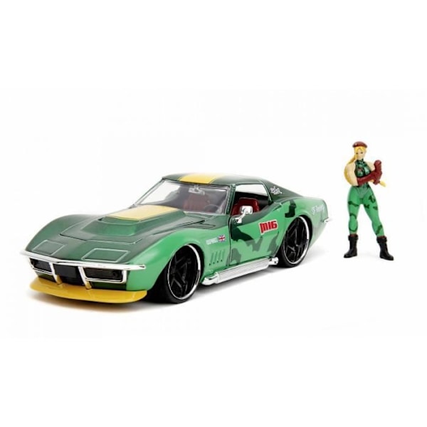 Monterade miniatyrer - Chevrolet Corvette Stingray - med Cammy 1969 1/24 Jada-figur