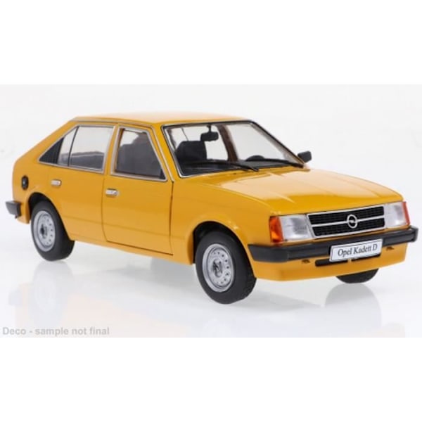 Monterade miniatyrer - Opel Kadett D Orange 1979 1/24 Whitebox