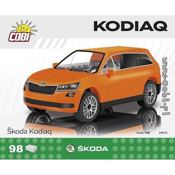 Byggspel - Skoda Kodiaq Orange - 98 st 1/35 Cobi