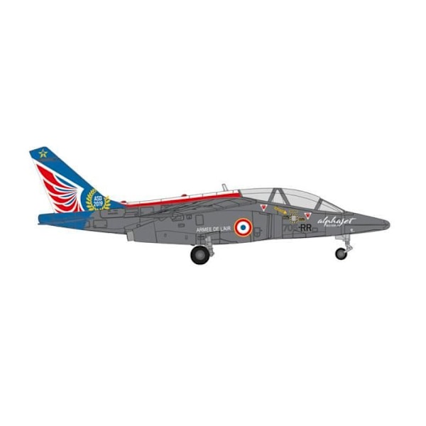 Monterade miniatyrer - ALPHA JET E FRENCH AIR FORCE FIGHTER AVIATION SCHOOL 314 CHRISTIAN MARTELL, FLYGBAS 705 TOURS/VA