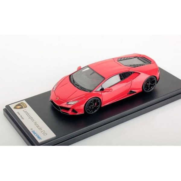 Monterade miniatyrer - Lamborghini Huracan Evo metallic röd 2019 1/43 Looksmart