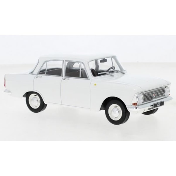 Monterade miniatyrer - Moskvitch 408 vit 1966 1/24 Whitebox