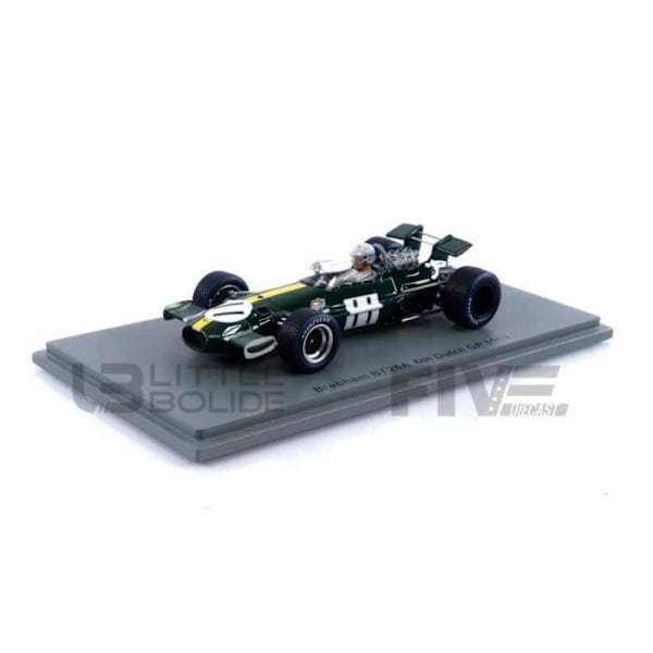 Samlarbil i miniatyr - SPARK 1/43 - BRABHAM BT26A - Holländsk GP 1969 - Grön / Gul - S8318