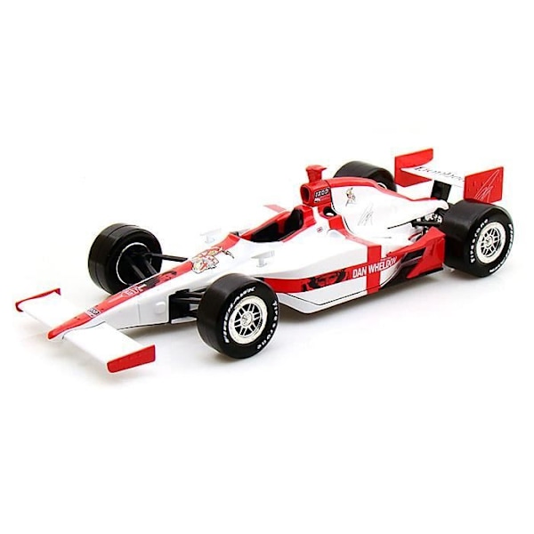 Monterade miniatyrer - Greenlight - Wheldon 1/18 - Röd och vit - Begränsad till 3000 stycken - Indy Car röd vit