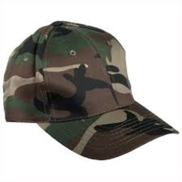 WOODLAND CAMOUFLAGE JAKT FISKE SNAPBACK KEPS