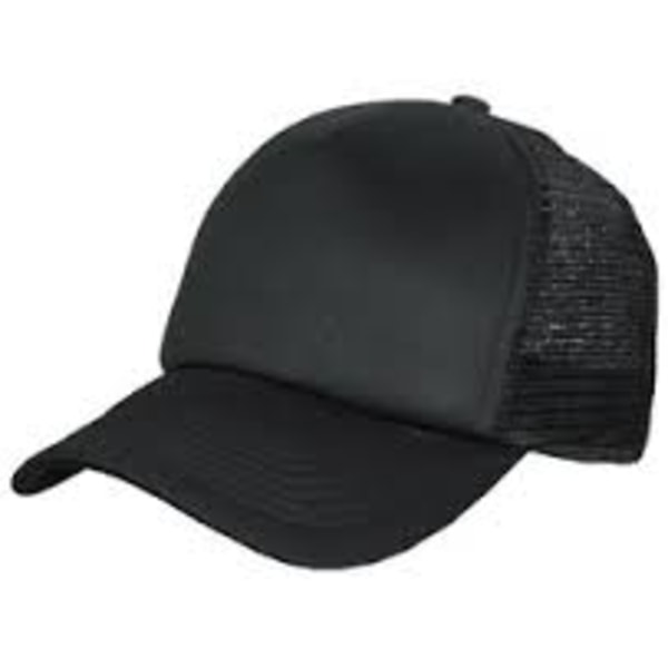 RETRO SNAP-BACK SVART TRUCKERKEPS