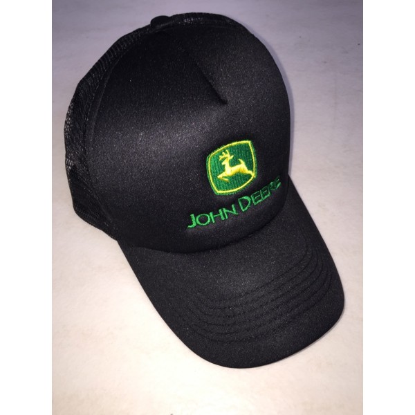 JOHN DEERE Svart Truckerkeps SNAPBACK