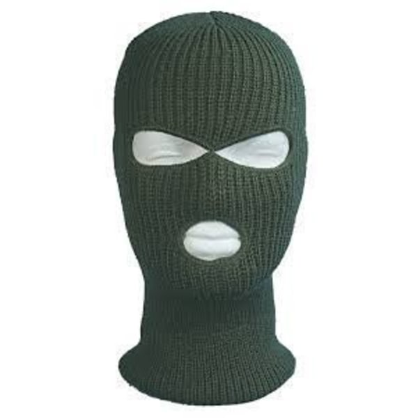 2-PACK Militärgröna Bala Clava Balaklava Rånarluvor