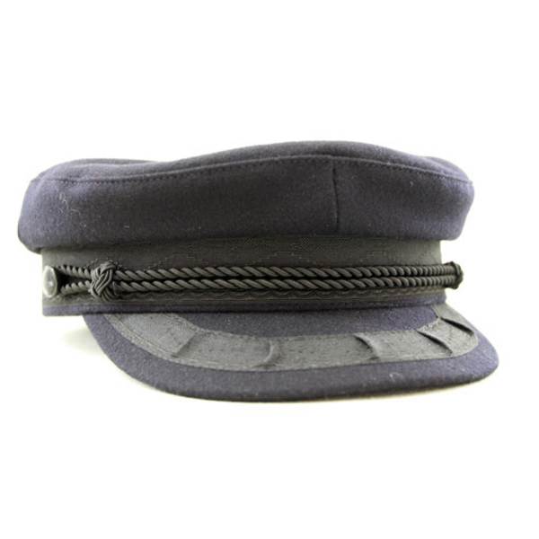Stl 58 Oscar II klassisk Vega Skepparmössa blå