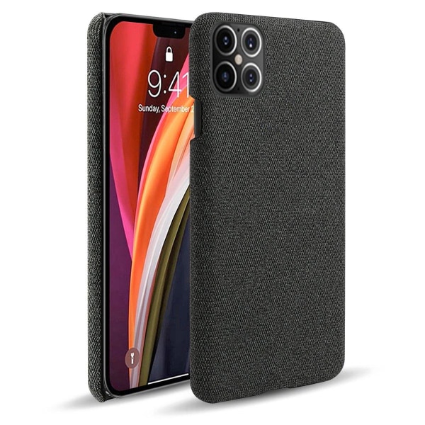 Skön textil yta - Skal iPhone 12/12 Pro