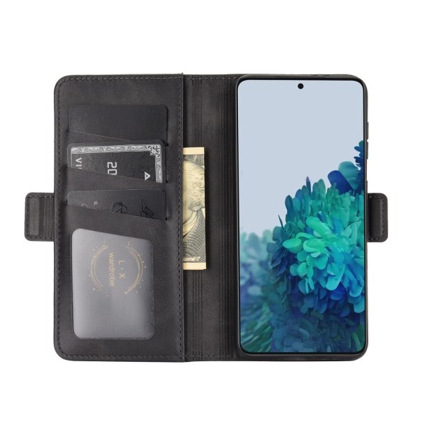 Plånboksfodral till Samsung Galaxy S21 Ultra svart