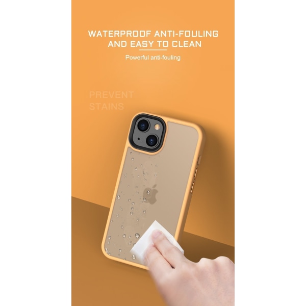 Silikon greppvänligt skal till iPhone 13 Pro orange