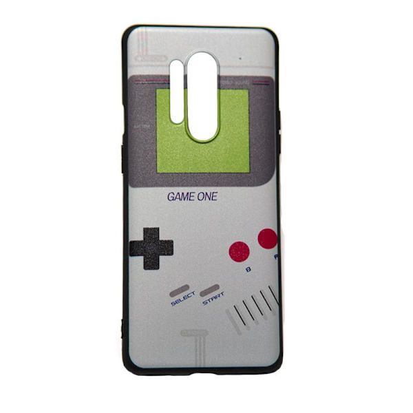 One Plus 8 Pro Skal med gameboy tema - svart